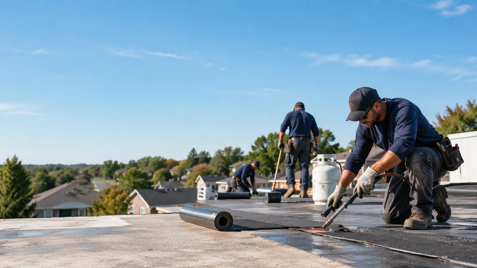 Flat Roof Leak Repair providers in Wheatcroft, KY